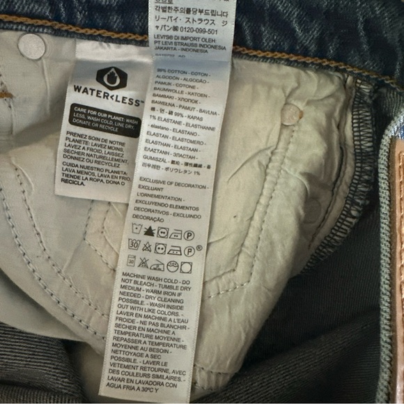 Levi’s Wedgie Icon Fit Ankle Women’s Straight Leg Jeans Size 27 - Picture 12 of 16